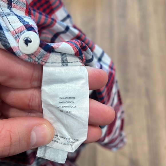 J.Crew, red white and blue button down shirt - Picture 5 of 5